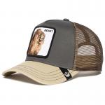 Бейсболка "Beast" коричнево-бежевая