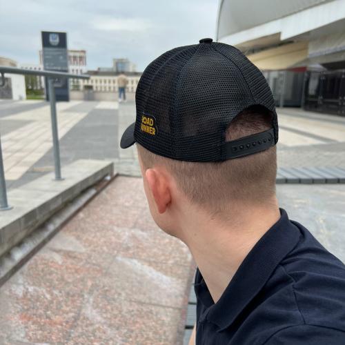 Бейсболка "Road Runner" черная