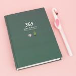 Ежедневник "365" зеленый A5