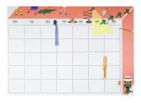 Настольный планер "Month Plan" A4 красный