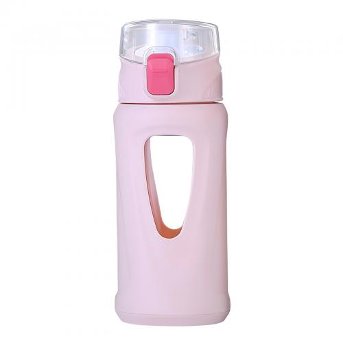 Бутылка с блокировкой Pastel Cup 400 мл розовая