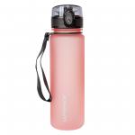Бутылка Uzspace Colorful Frosted 500 мл светло-розовая