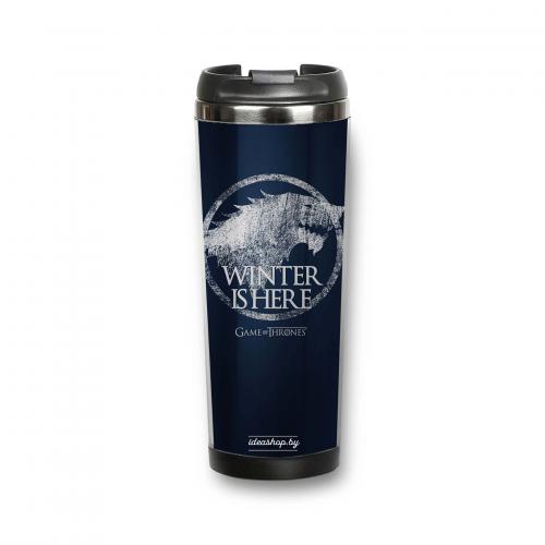 Термокружка "Winter is here" 380 мл