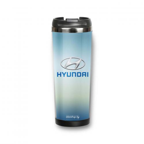 Термокружка "Hyundai Blue" 380 мл