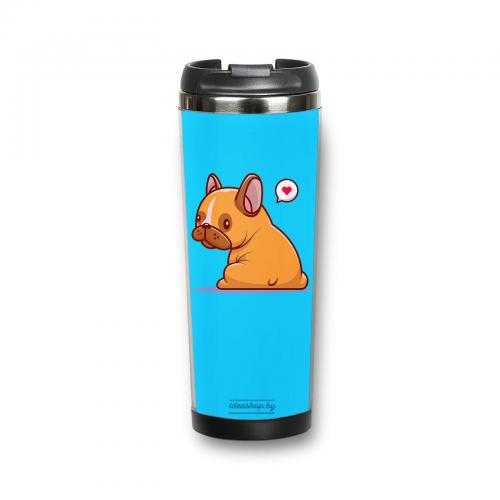 Термокружка "Бульдожик" 380 мл