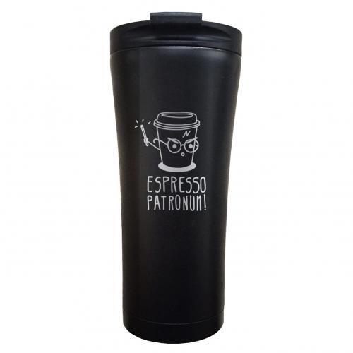 Термокружка Classic "Espresso Patronum" 500 мл черная