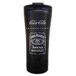 Термокружка с гравировкой Classic "Coca-Cola and Jack Daniel's" 500 мл черная