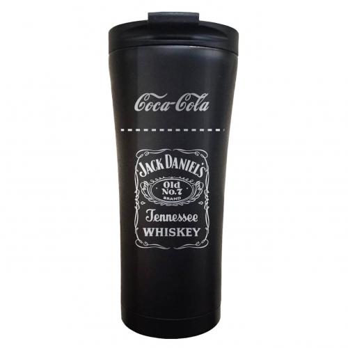 Термокружка Classic "Coca-Cola and Jack Daniel's" 500 мл черная
