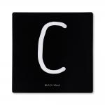 Коврик для мыши "Black-Black C"