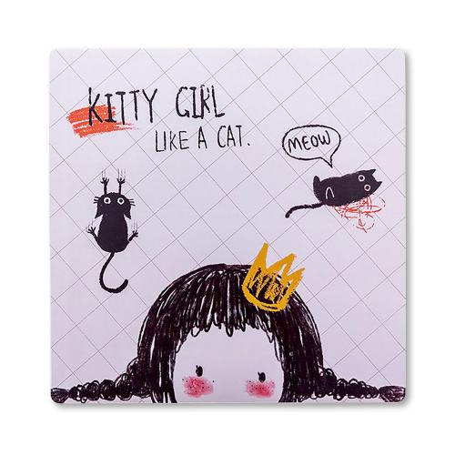 Коврик для мыши "Kitty Girl"