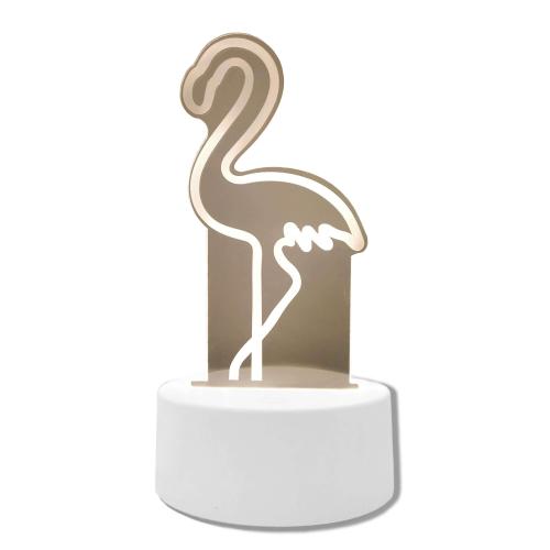 Светильник 3D "Фламинго"
