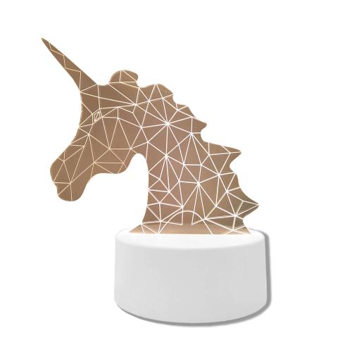 Светильник 3D "Единорог"