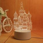 Светильник 3D "Собор"