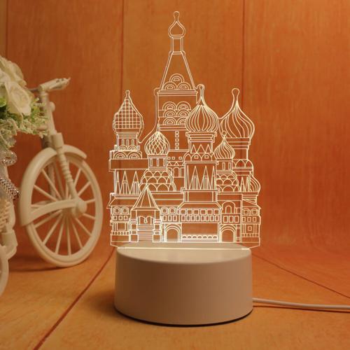 Светильник 3D "Собор"