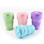 Стакан складной Travel Folding Cup 350 мл розовый