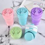 Стакан складной Travel Folding Cup 350 мл розовый