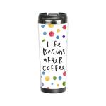 Термокружка "Life Begins After Coffee" 380 мл