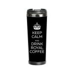 Термокружка "Keep calm and drink royal coffee" 380 мл