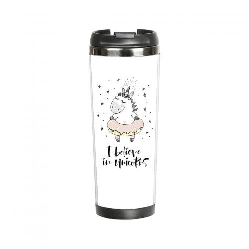 Термокружка "I believe in unicorns" 380 мл
