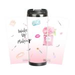 Термокружка "Wake up and makeup" 380 мл