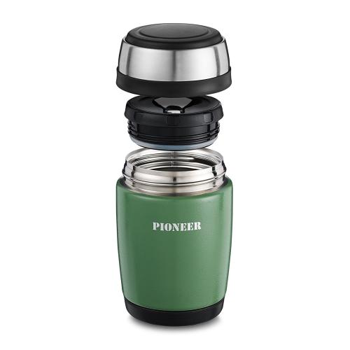 Термос для еды Pioneer 580 мл зеленый
