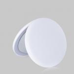 Зеркало карманное с подсветкой Compact белое