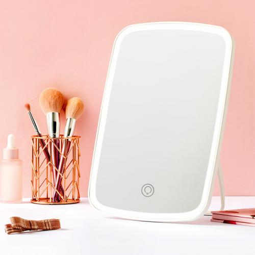 Косметическое зеркало с подсветкой LED Makeup NZ520 белое