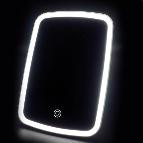 Косметическое зеркало с подсветкой LED Makeup NZ520 белое